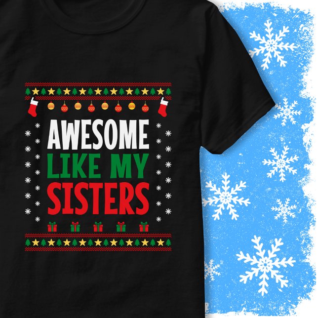 Genial Como El Suéter De Navidad De Mis Hermanas E (Subido por el creador)