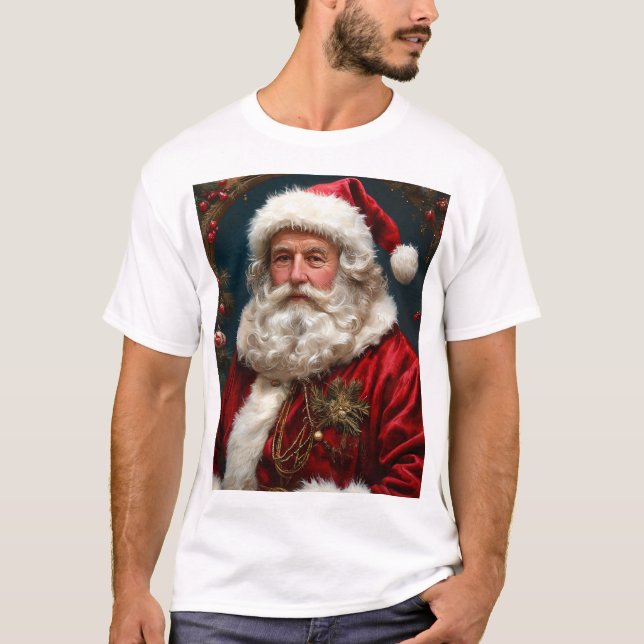 genial navidades de camisetas de año nuevo santa c (Anverso)
