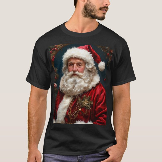 genial navidades de camisetas de año nuevo santa c (Anverso)