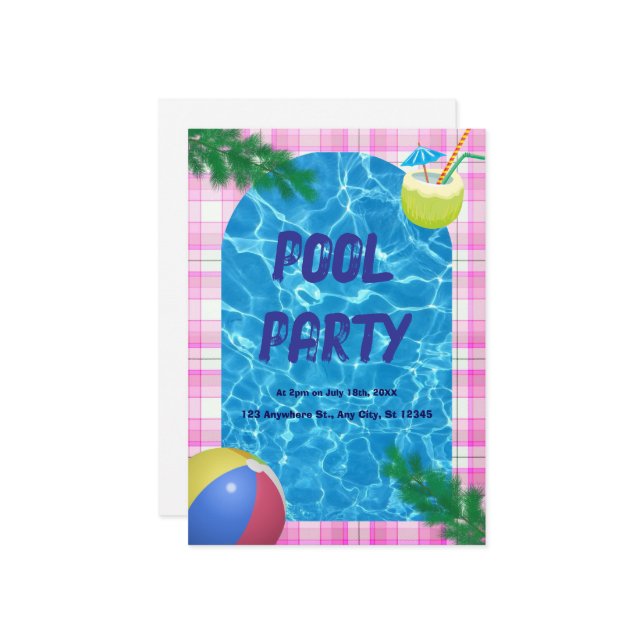 ¡GENIAL! 🌴 Salta al Verano – Invitación a la Fies (Anverso/Reverso In Situ)