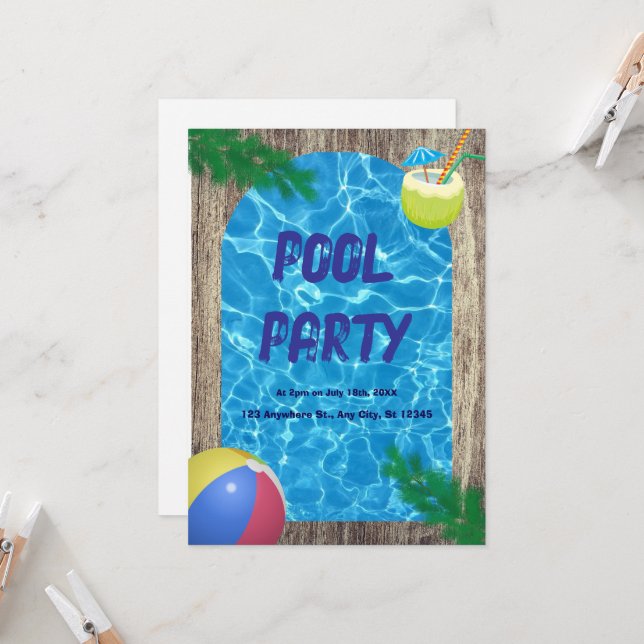 ¡GENIAL! 🏖️Salta al Verano – Invitación a la Fies (Anverso/Reverso In Situ)