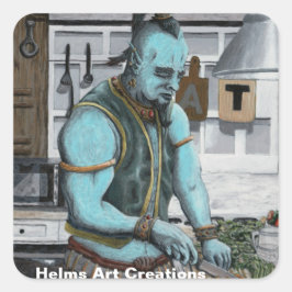 Genie Cocina Pegatinas de arte mágico Fantasía