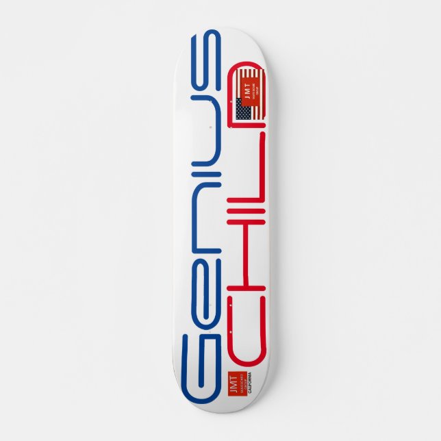 GENIUS CHILD JMT 7 3/4" cubierta para skateboard (Anverso )