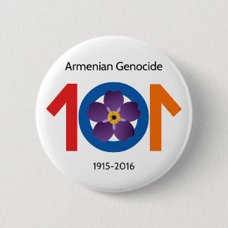 Genocidio armenio 101 años de botón conmemorativo