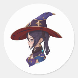 Genshin Impact: Mona Pegatina (fanart)