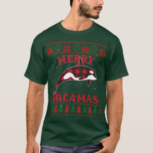 Gente asesina de orca Pajama Navidades feos suéter