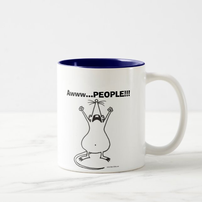 ¡GENTE de Awww…!!! Taza de la rata (Derecha)