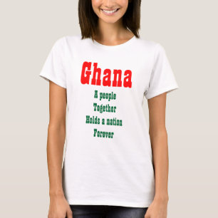 Gente de Ghana: camisetas para siempre