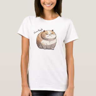 Gente De La Ola Corta Camiseta De Gato