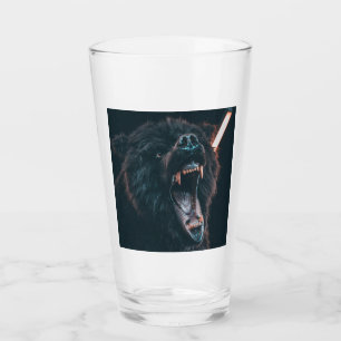 Gente de oso enojado joven de oso negro