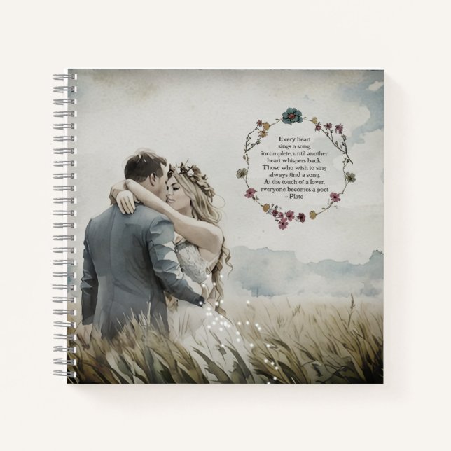 Gente romántica de Platón cita un diario de fotos  (Anverso)