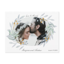 Gentle Botanics | Tarjeta de agradecimiento con fo