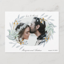 Gentle Botanics | Tarjeta postal de agradecimiento