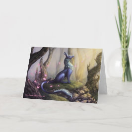 "Gentle Morning" por Kaiya Wells - tarjeta en blan