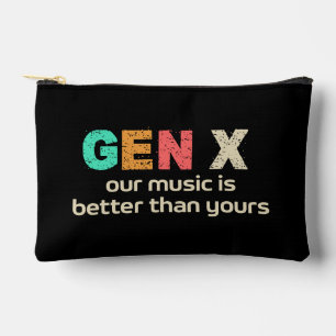 GenX: Nuestra música es mejor bolsa cosmética