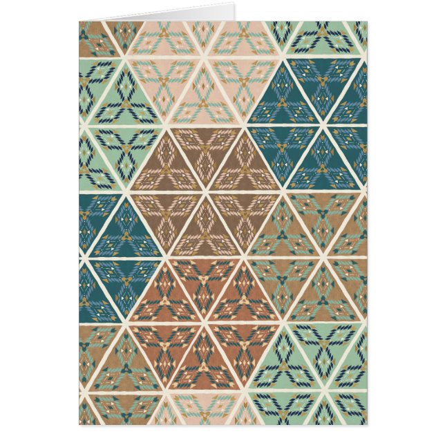 Geo al aire libre XI modelo tribal azul y verde (Frente)