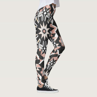 Geo-Style: Leggings geométricas de impresión compl