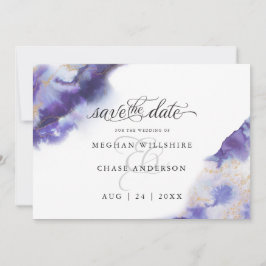 Geode acuarela moderna de Ametist BarefootBride™