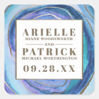 Geode Agate Gemstone Pegatinas favoritos