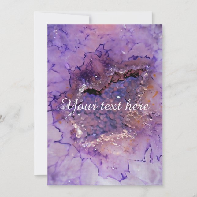 Geode de Amethyst Falln (Anverso)