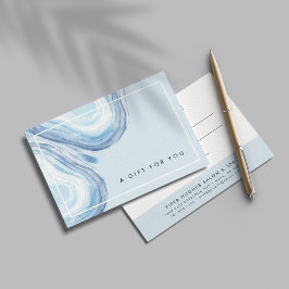 Geode de onda azul | Certificado de regalo