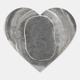 Geode Gemstone Agate Wedding Favor Pegatinas