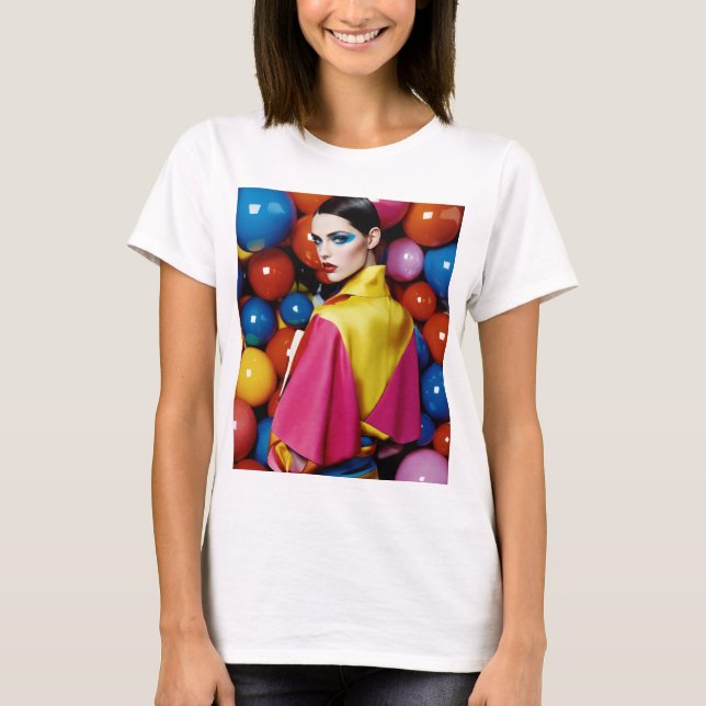 "Geometría de Glasgow: Moda editorial" Camiseta De (Anverso)