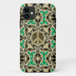 Geometría medieval Steampunk Peace iPhone 5 Funda