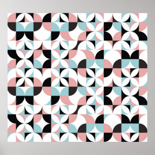 Geometría minimalista, arte de estilo escandinavo.