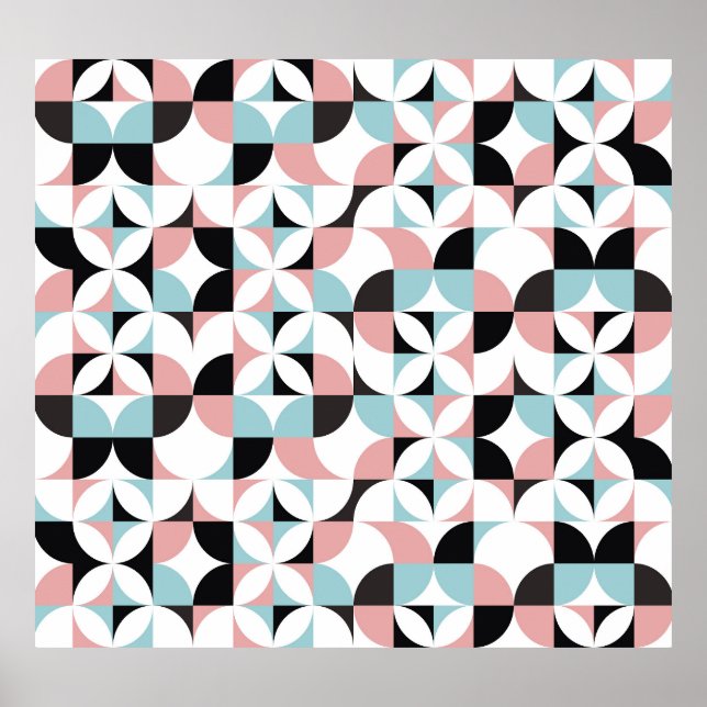 Geometría minimalista, arte de estilo escandinavo. (Frente)