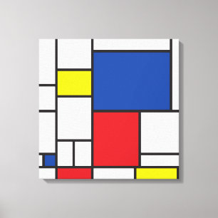 Geometría Minimalista Mondrina De Stijl Arte Mode