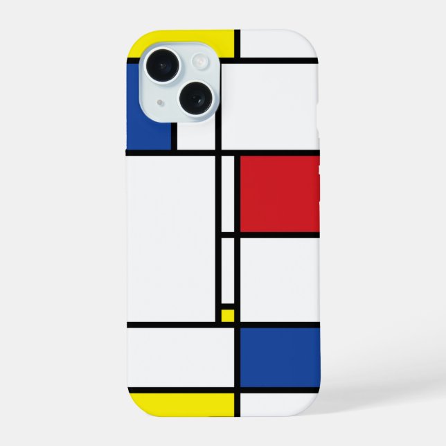 Geometría Minimalista mondrina De Stijl Arte Moder (Reverso )