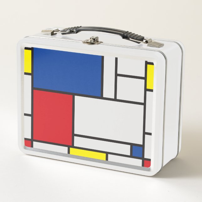 Geometría Minimalista mondrina De Stijl Arte Moder (Anverso)