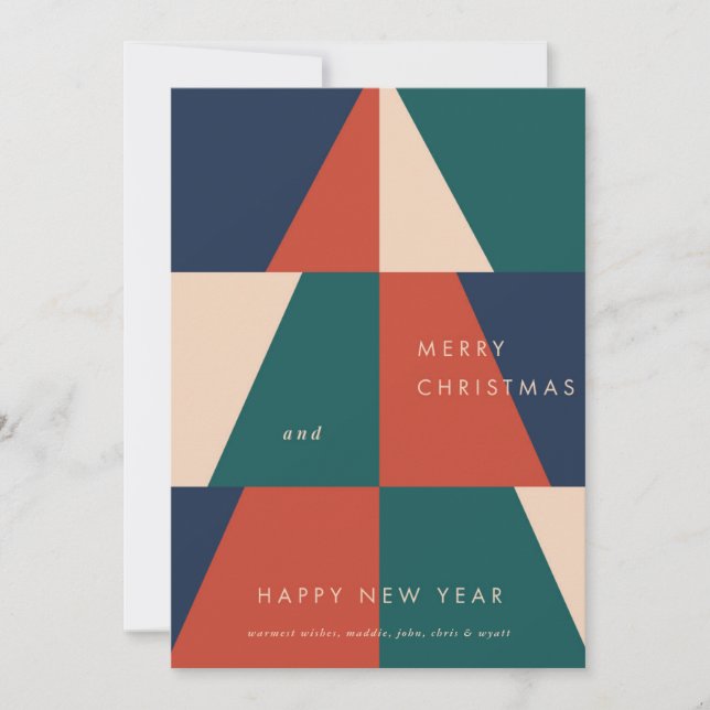 Geometría moderna de Navidad (Anverso)