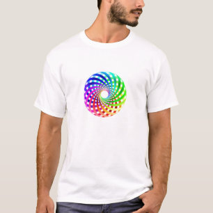 Geometría sagrada - camiseta del toroide del arco