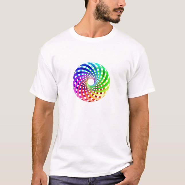 Geometría sagrada - camiseta del toroide del arco (Anverso)