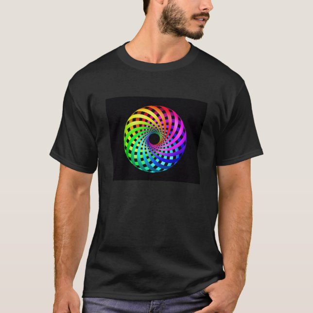 Geometría sagrada - camiseta del toroide II del (Anverso)