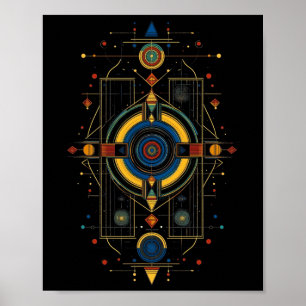 Geometría Sagrada Metatron Arte Abstracto Espíritu