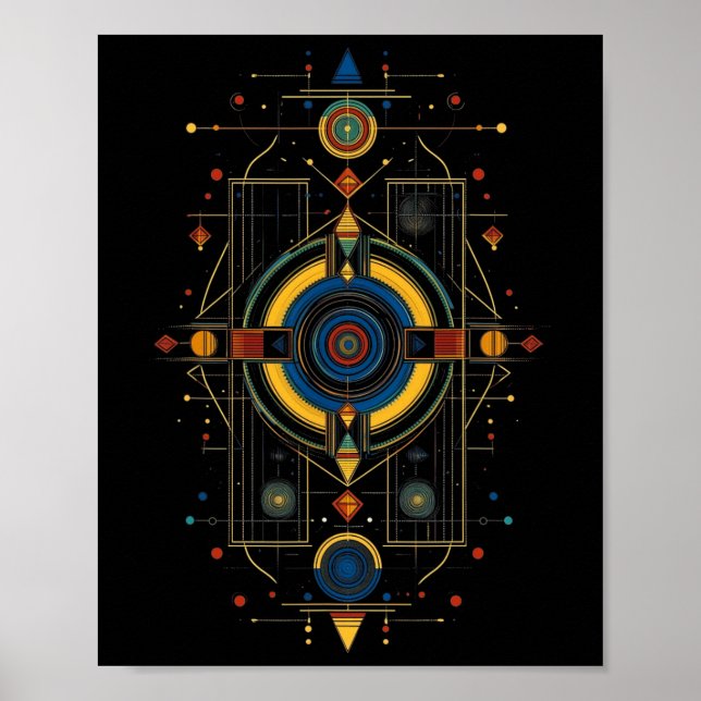 Geometría Sagrada Metatron Arte Abstracto Espíritu (Frente)