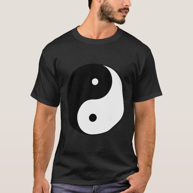Geometría sagrada Yin Yang Camisa de manga larga (Anverso)