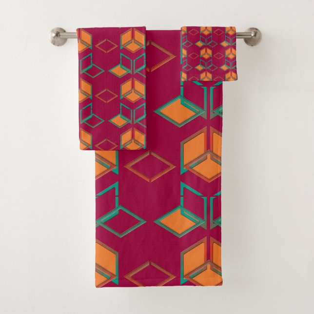 Geometric Color‑Blocked Motif Modern (In situ)
