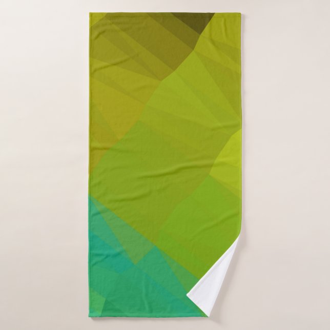 Geometric design. Colorful gradient background. Ge (Toalla de baño)