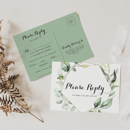 Geometric Elegant Gold Greenerenery Menú Elección