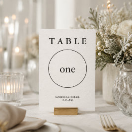 Geometric Minimalista Boda de Invierno Serif Tipog