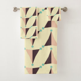Geometric pattern in retro vibe