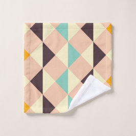 Geometric pattern overlapping diamonds & triangle