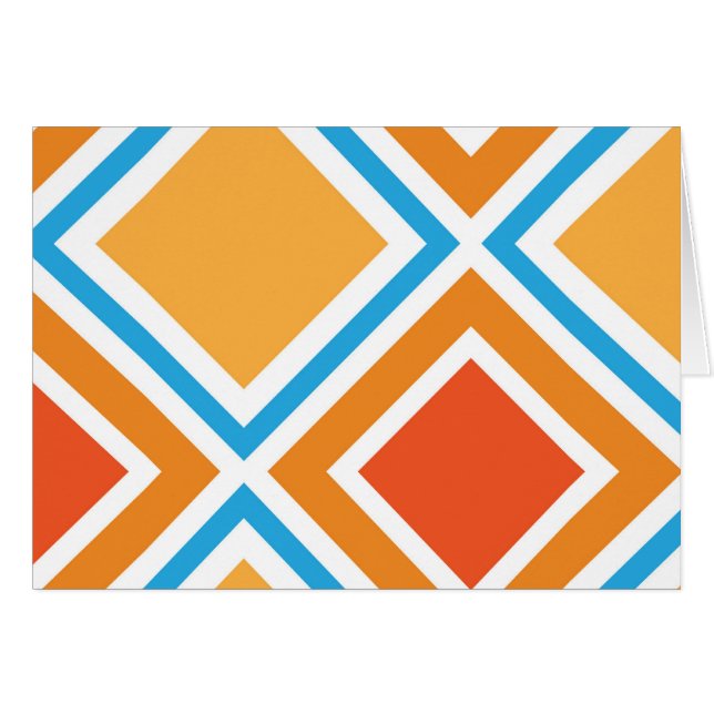 Geométrica abstracta de diamante (Anverso (Horizontal))