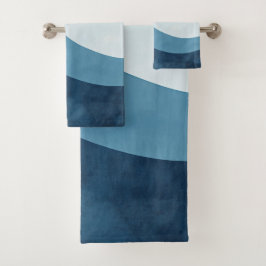 Geométrica de onda azul