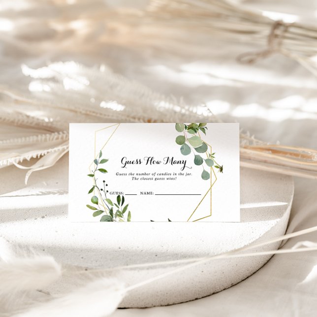 Geométrica Gold Tropical Adivina Cuántas Tarjetas  (Subido por el creador)