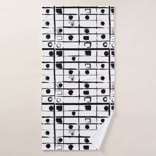 geométrico abstracto (Toalla de baño)